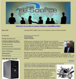 re-sourcepartners newsletter