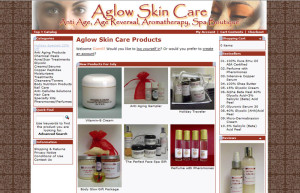 Aglow Skin Care E-commerce Website