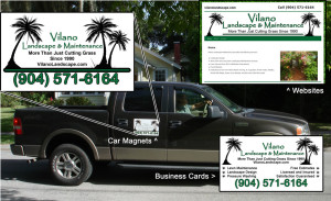 Websites, Car wraps, and business cards with consistent corporate identity. 